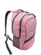 Рюкзак рожевий з принтом | 5970834 | фото 3