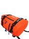Рюкзак оранжевый с принтом | 5970838 | фото 9
