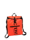 Рюкзак оранжевого цвета с принтом | 5970842 | фото 3