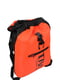 Рюкзак оранжевого цвета с принтом | 5970842 | фото 7