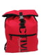 Рюкзак красный с принтом | 5970844 | фото 2