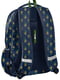 Рюкзак синий с принтом | 5975382 | фото 2