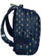 Рюкзак синий с принтом | 5975382 | фото 3