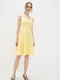 Сукня А-силуету жовта | 5980768 | фото 2