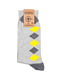 Шкарпетки світло-сірі в ромб | 5980987 | фото 2