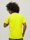 Футболка желтая с принтом | 5982578 | фото 4