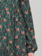 Сукня А-силуету зелена в принт | 5983877 | фото 4
