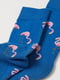 Шкарпетки сині в принт | 5984036 | фото 2