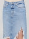 Юбка джинсовая голубая | 5984166 | фото 3