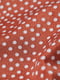 Труси купальні теракотового кольору в горошок | 5984249 | фото 2