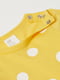 Платье А-силуэта желтое в горошек | 5986371 | фото 3