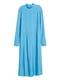 Платье А-силуэта голубое | 5986534