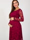 Сукня для вагітних та годуючих бордова | 5987169 | фото 3