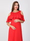 Платье для беременных и кормящих алого цвета | 5987186 | фото 2