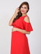 Сукня для вагітних та годуючих червоного кольору | 5987186 | фото 4