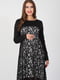 Платье для беременных и кормящих черное с узором | 5987188 | фото 5