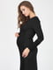 Сукня для вагітних та годуючих чорна | 5987230 | фото 4