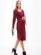 Сукня для вагітних і годуючих кольору марсала | 5987248 | фото 2