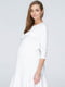 Платье для беременных и кормящих молочного цвета | 5987263 | фото 4
