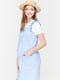 Сарафан для вагітних та годуючих блакитний | 5987275 | фото 3