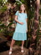 Сукня для вагітних та годуючих ментолового кольору | 5987291 | фото 5