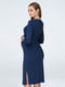 Платье для беременных и кормящих темно-синее | 5987299 | фото 5