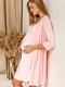 Рубашка ночная для беременных и кормящих розовая | 5987322 | фото 5