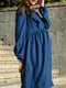 Сукня для вагітних та годуючих темно-синя | 5987325