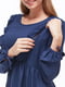 Сукня для вагітних та годуючих темно-синя | 5987325 | фото 4