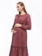 Платье для беременных и кормящих бордовое | 5987327 | фото 4