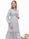 Платье для беременных и кормящих серое | 5987328 | фото 3