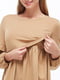Сукня для вагітних та годуючих пісочного кольору | 5987333 | фото 3