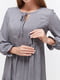 Сукня для вагітних та годуючих сіра | 5987343 | фото 5