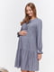 Платье для беременных и кормящих цвета джинс | 5987344 | фото 4