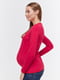 Лонгслив для беременных и кормящих красный с принтом | 5987349 | фото 2