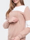 Свитшот для беременных и кормящих цвета капучино | 5987381 | фото 3