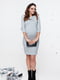 Платье для беременных и кормящих темно-серое | 5987394 | фото 2