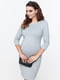 Платье для беременных и кормящих темно-серое | 5987394 | фото 3