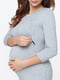 Платье для беременных и кормящих темно-серое | 5987394 | фото 4