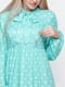 Платье для беременных и кормящих бирюзового цвета в горошек | 5987410 | фото 3