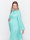 Платье для беременных и кормящих бирюзового цвета в горошек | 5987410 | фото 4