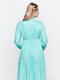Платье для беременных и кормящих бирюзового цвета в горошек | 5987410 | фото 5