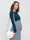 Платье для беременных и кормящих темно-синие в полоску | 5987494 | фото 3