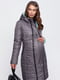 Пальто стьобане для вагітних графітового кольору | 5987529 | фото 3