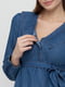 Сукня для вагітних та годуючих кольорів джинс | 5987609 | фото 3