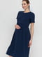 Сукня для вагітних та годуючих синя | 5987624 | фото 2