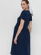Сукня для вагітних та годуючих синя | 5987624 | фото 3