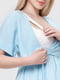 Платье для беременных и кормящих голубое | 5987663 | фото 3