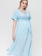 Платье для беременных и кормящих голубое | 5987663 | фото 5