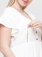 Платье для беременных и кормящих молочного цвета | 5987676 | фото 3
